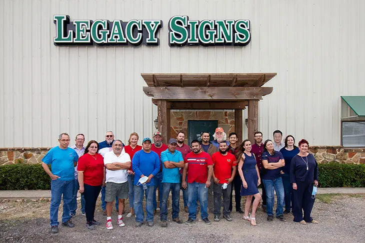 legacy signs team