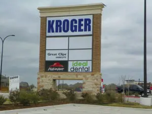 what information should be on a business sign